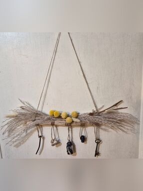 Handcrafted Hanging Driftwood with Charms